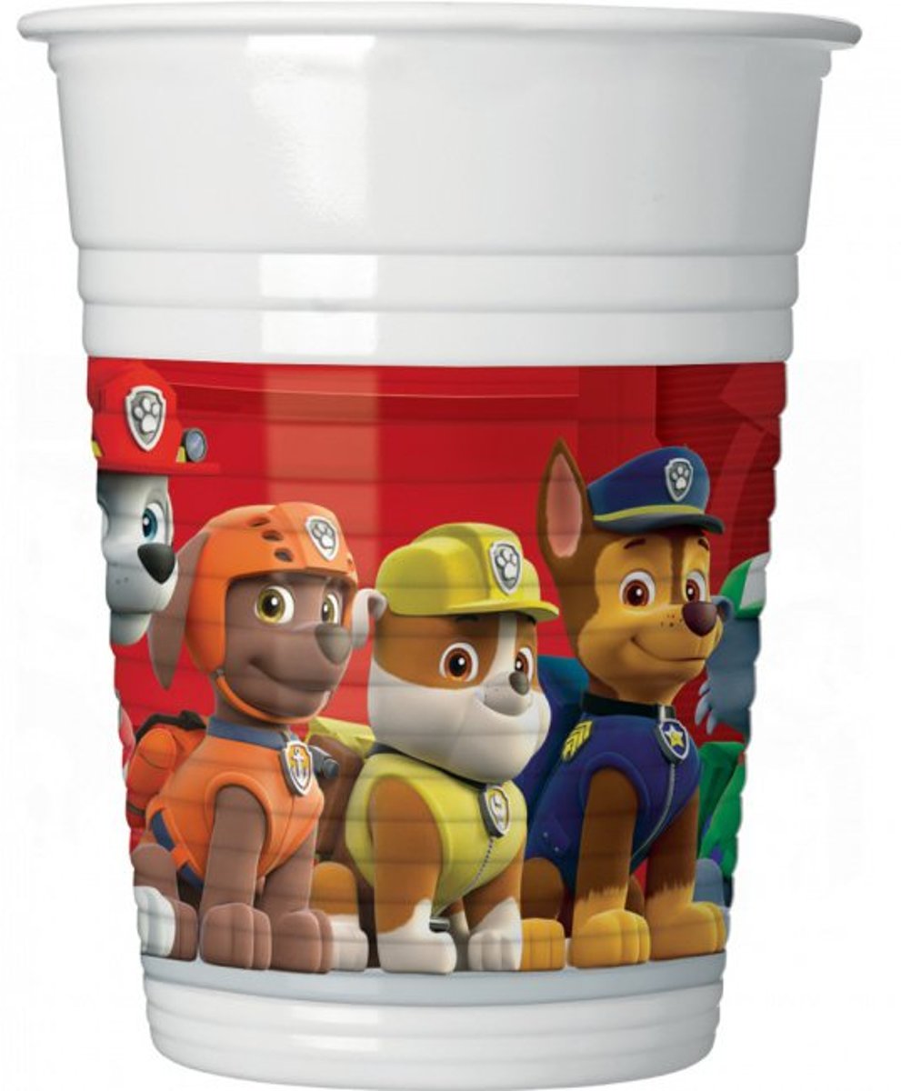 Paw Patrol bekertjes Ready For Action 8 st.