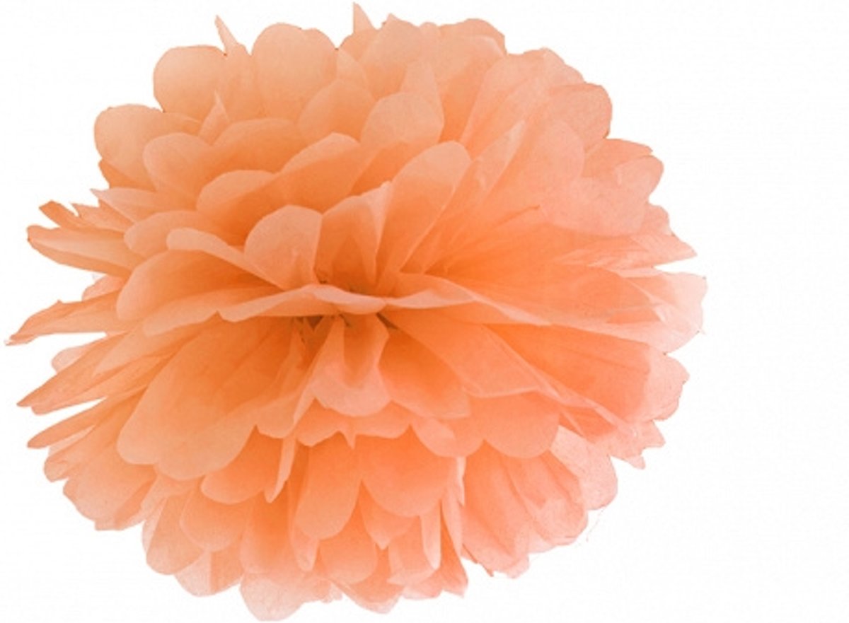 Pompon Oranje 35cm