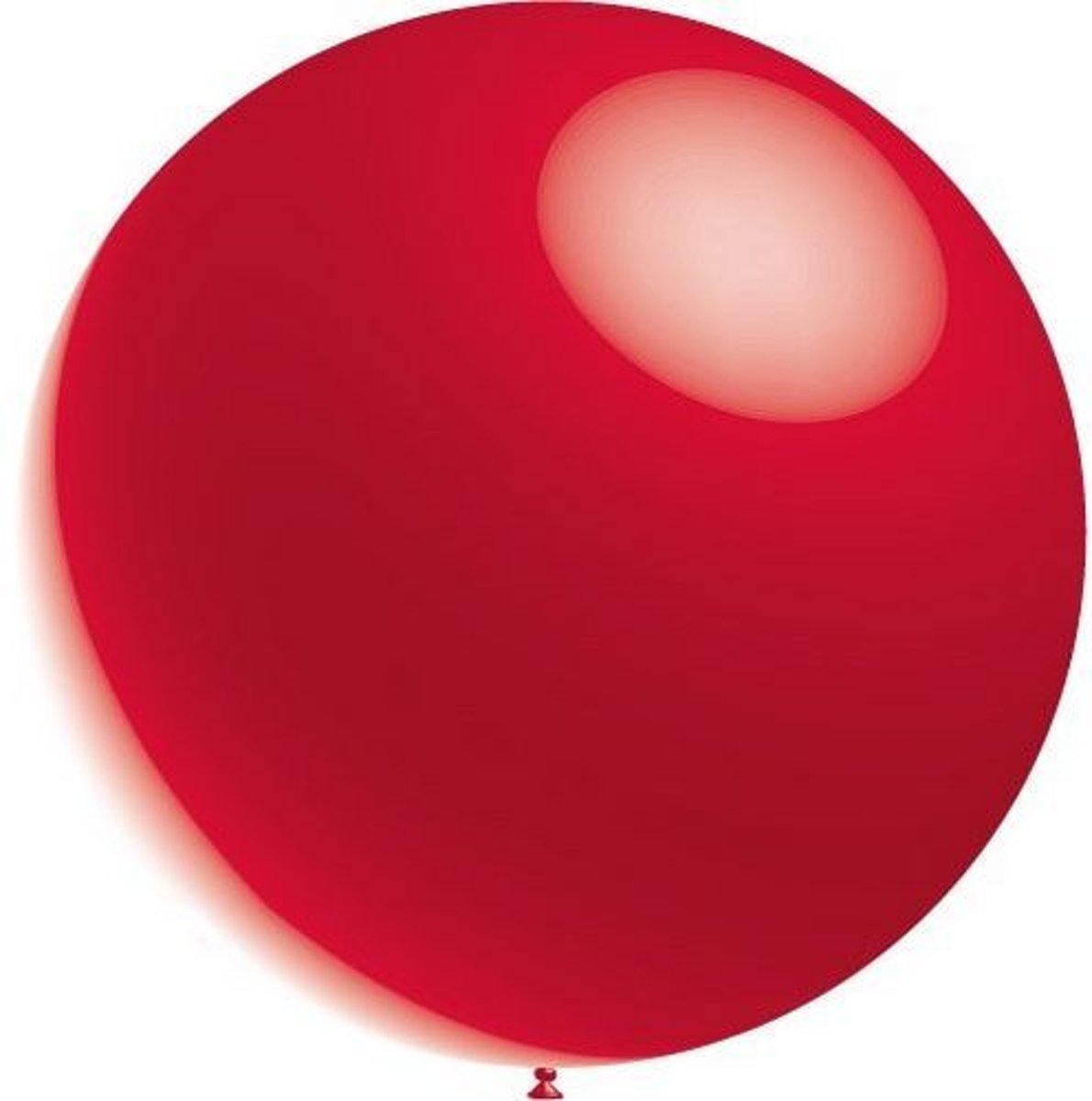 Rode Reuze Ballon Metallic 60cm