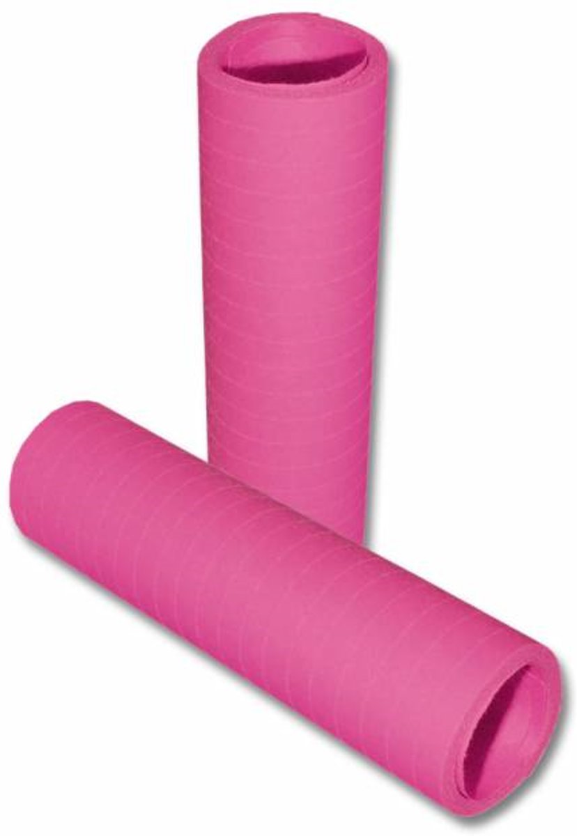 Roze Serpentine 4 meter 20 stuks