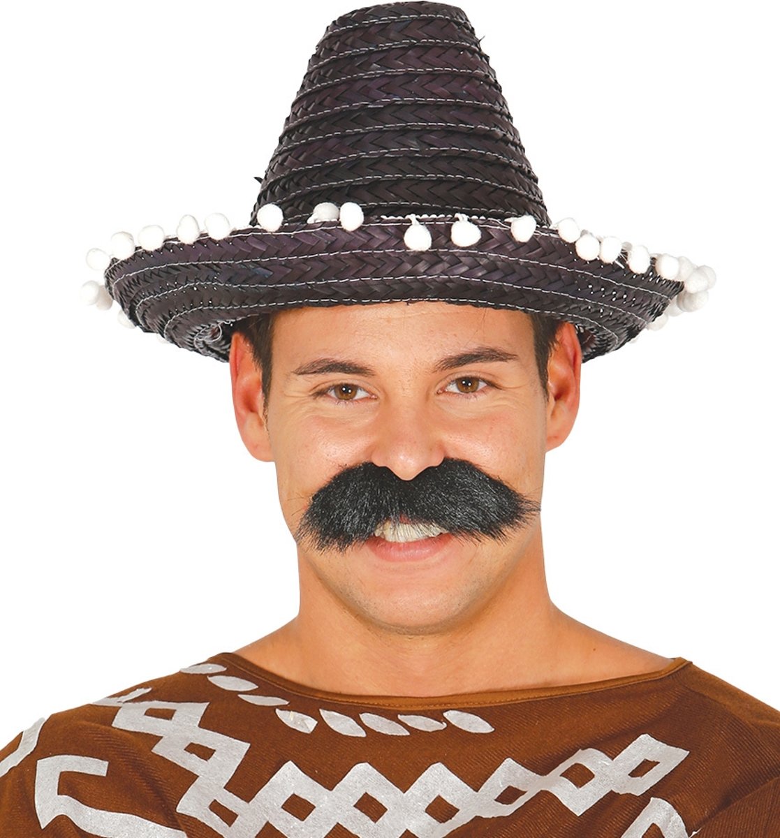 Sombrero Zwart 33cm