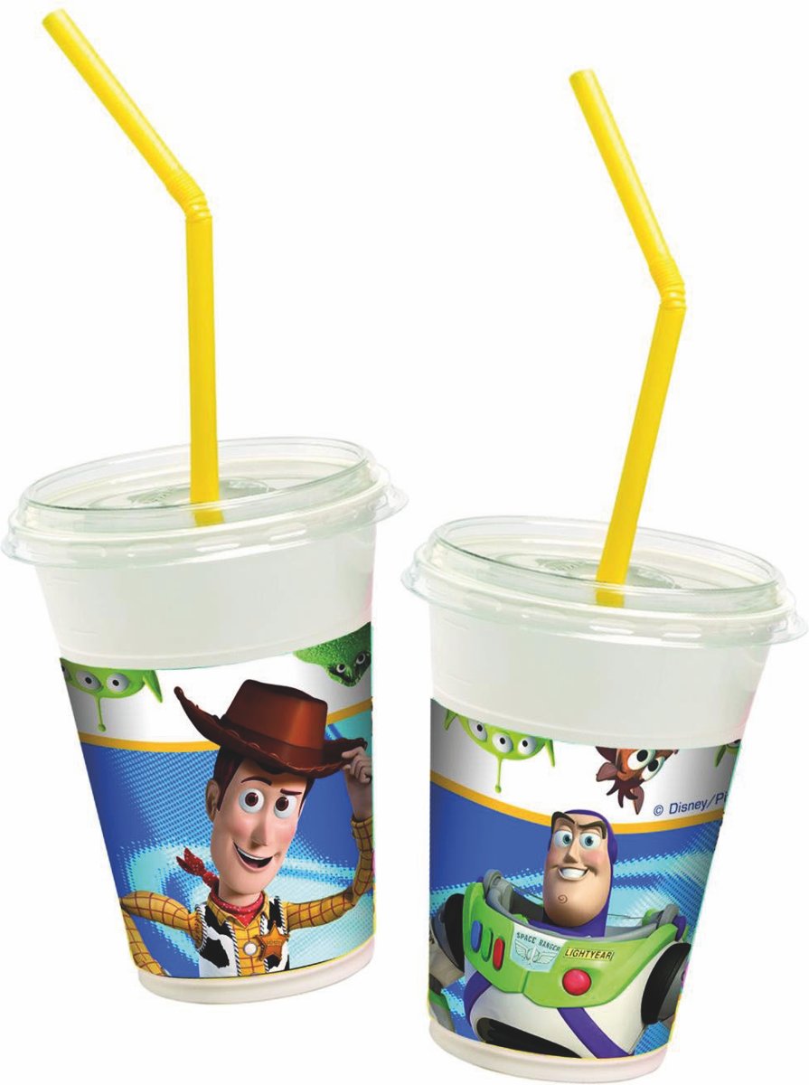 Toy Story Milkshake Bekers 12 stuks