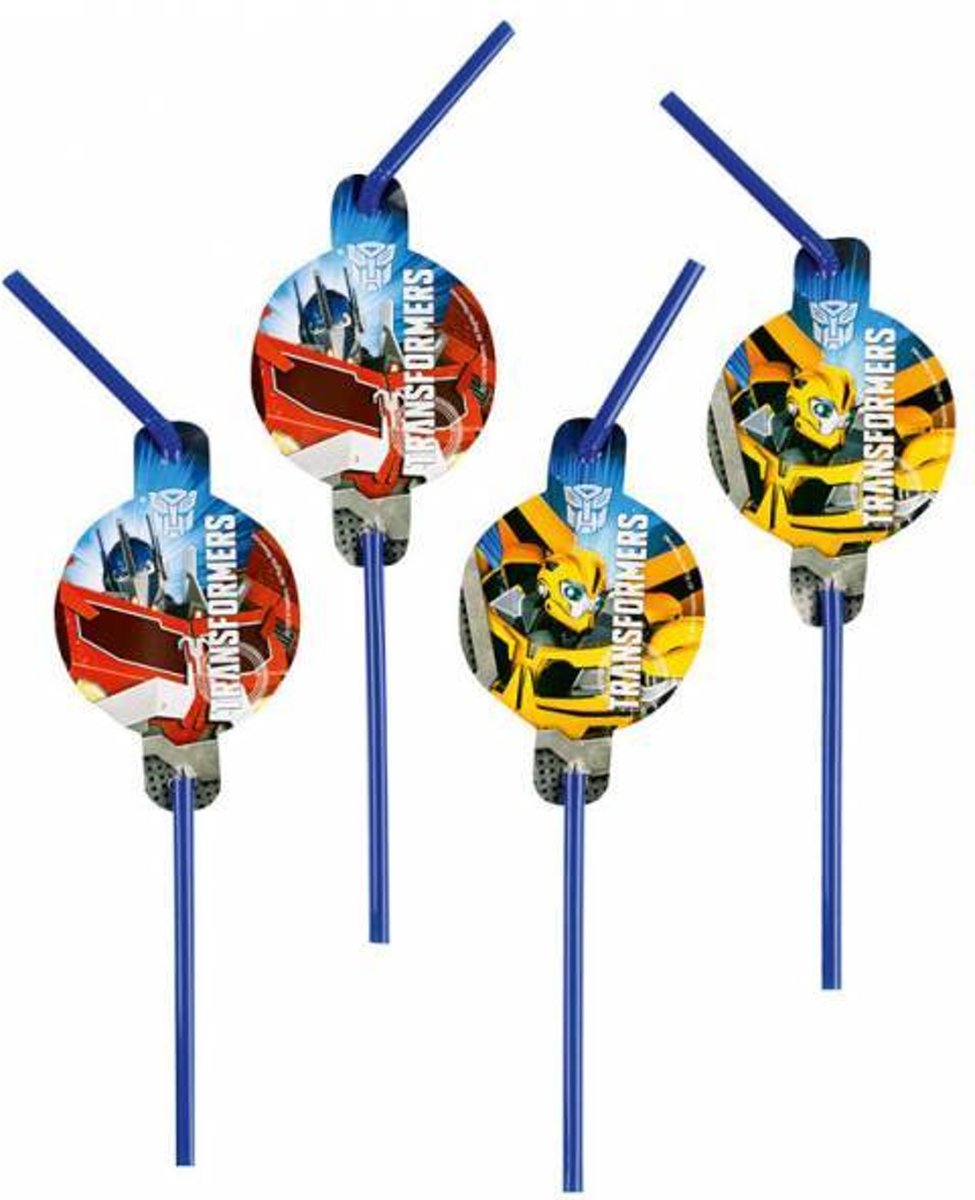 Transformers Rietjes Versiering 8 stuks