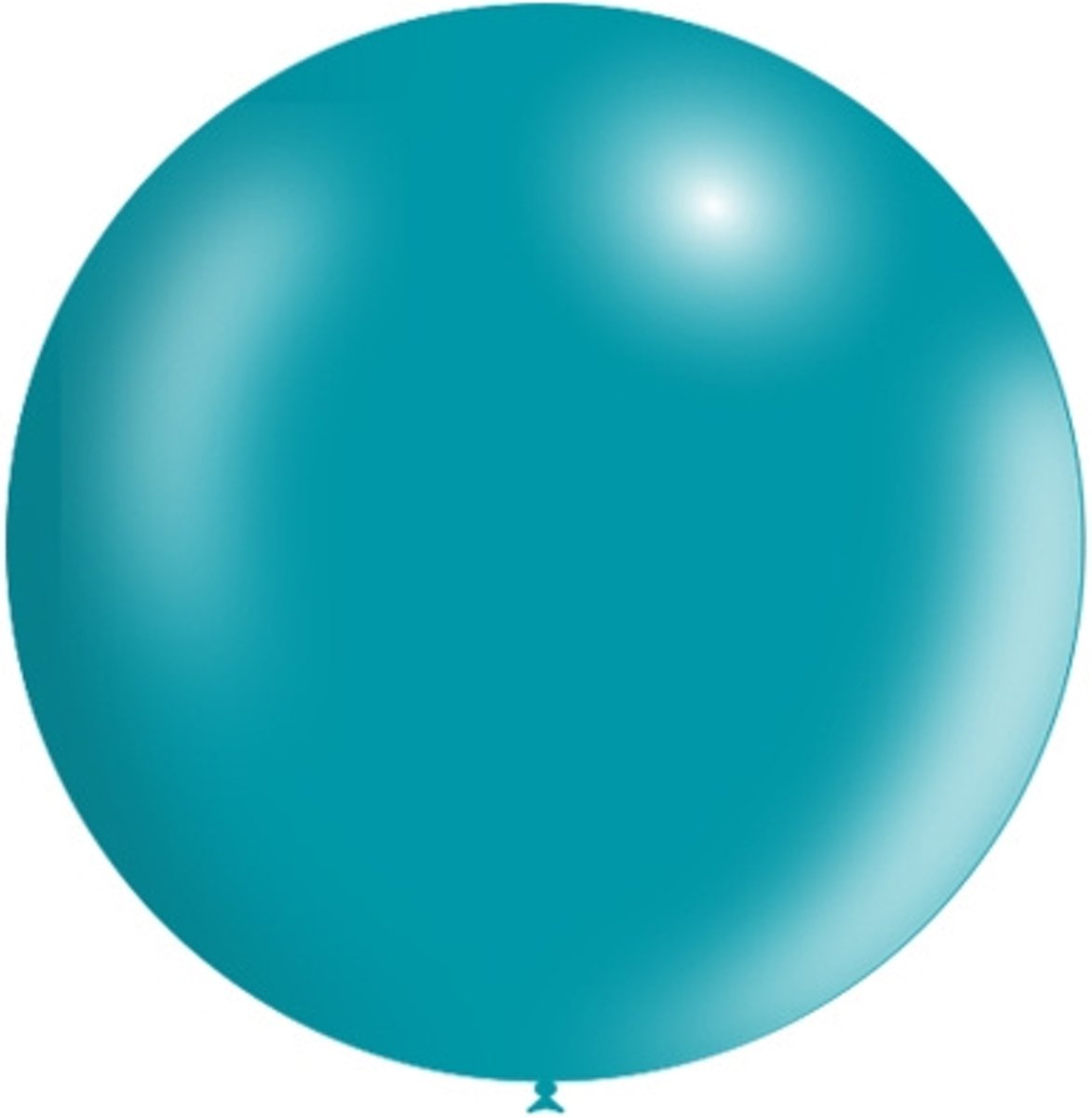 Turquoise Reuze Ballon Metallic 60cm