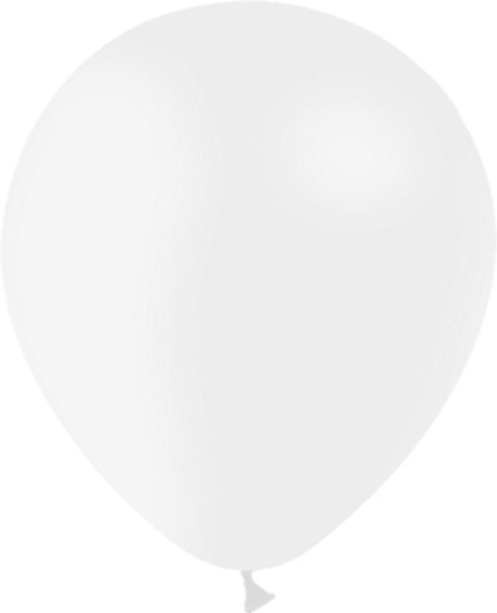 Witte Ballonnen Metallic 30cm 50 stuks