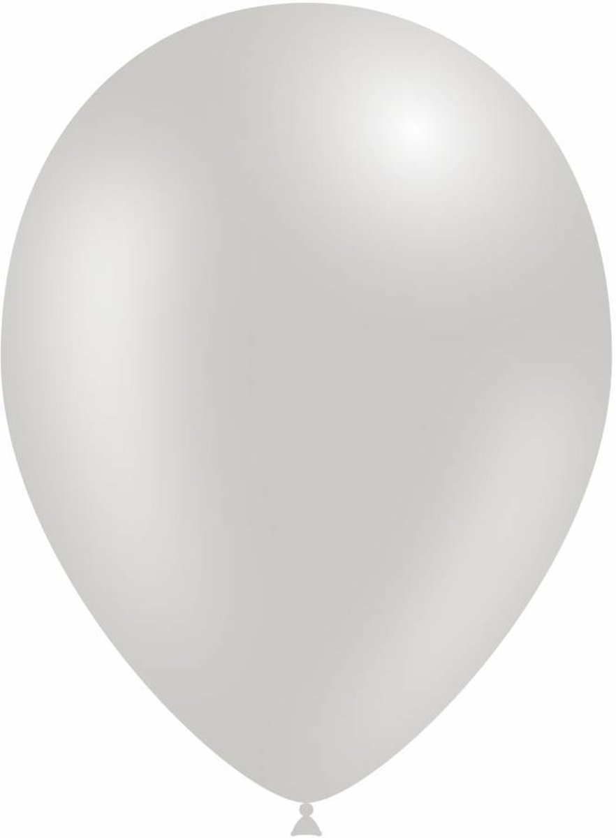 Zilveren Ballonnen Metallic 30cm 50 stuks