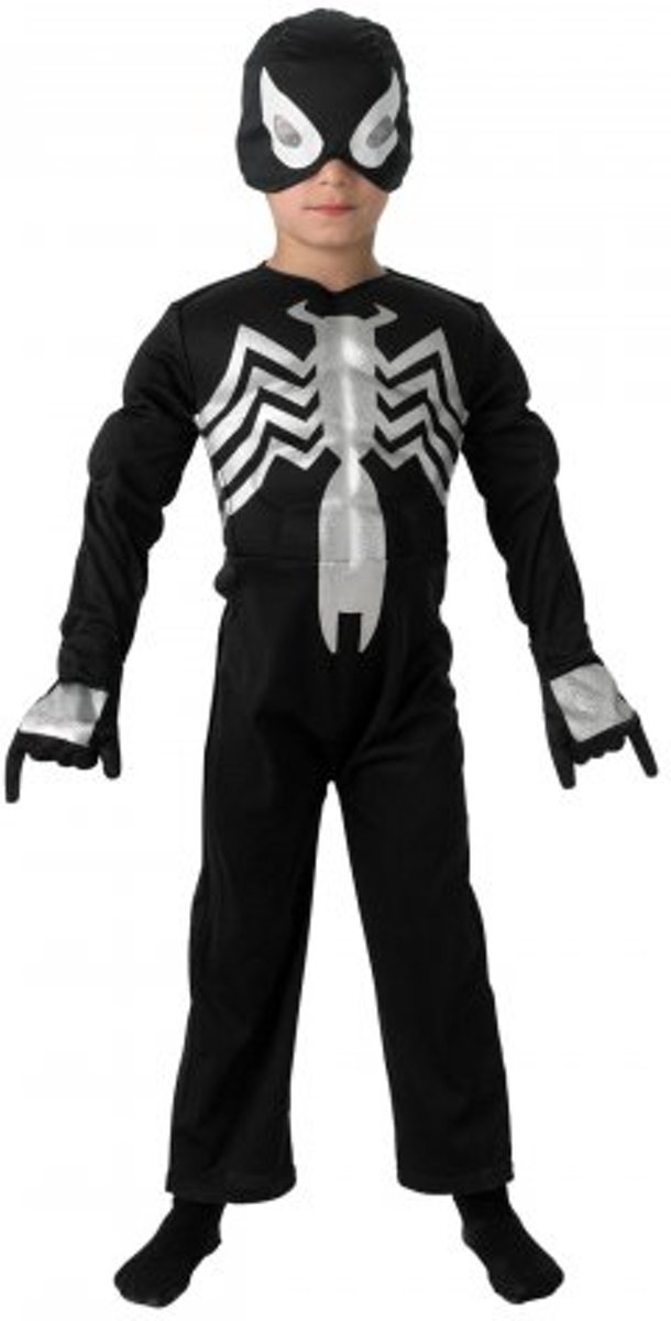 Zwart Dark Spider Man kostuum voor kinderen - Verkleedkleding - 98/104