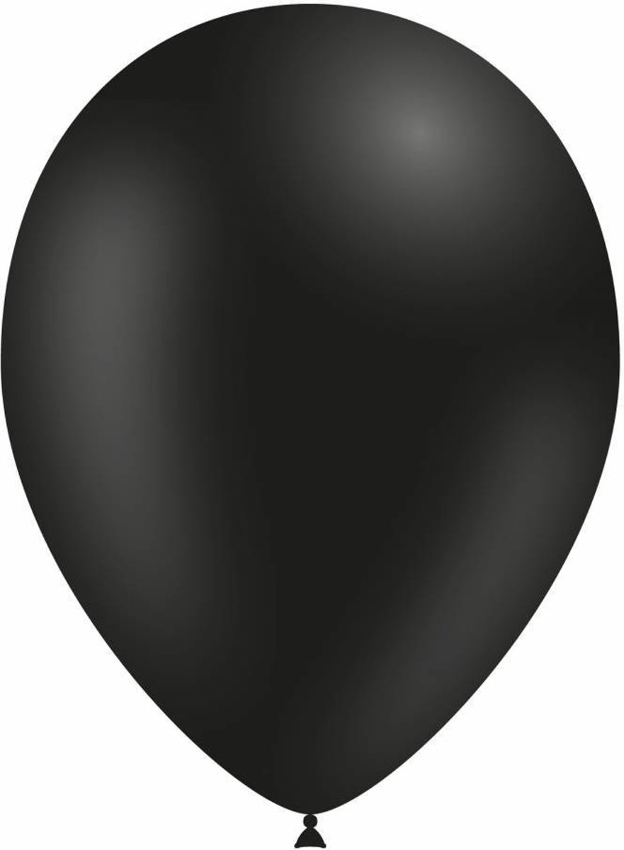 Zwarte Ballonnen 25cm 50 stuks