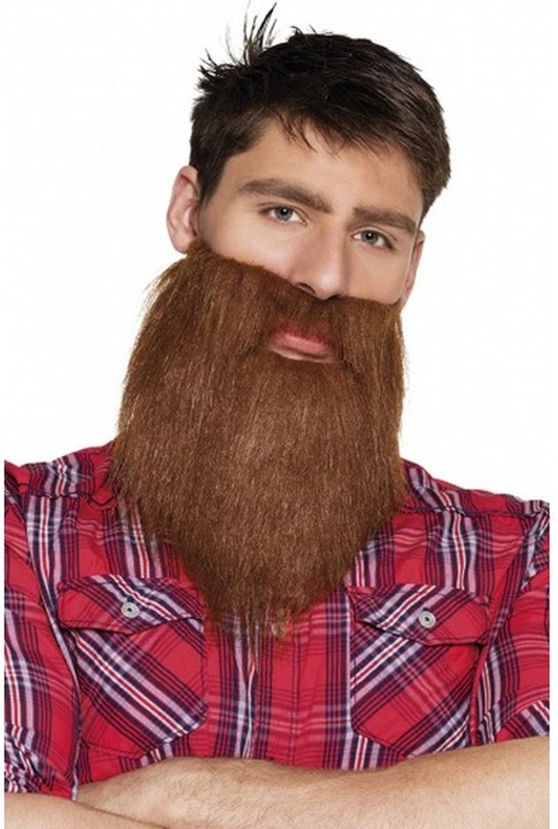 baard Hipster heren bruin