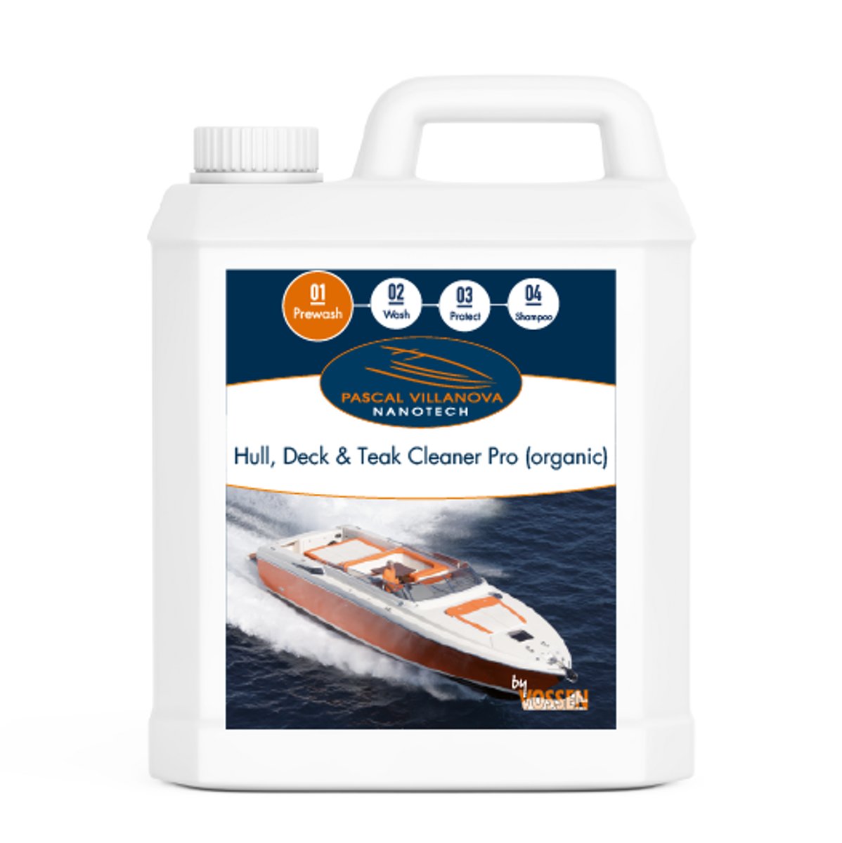 Hull, Deck & Teak Cleaner Pro (organic)