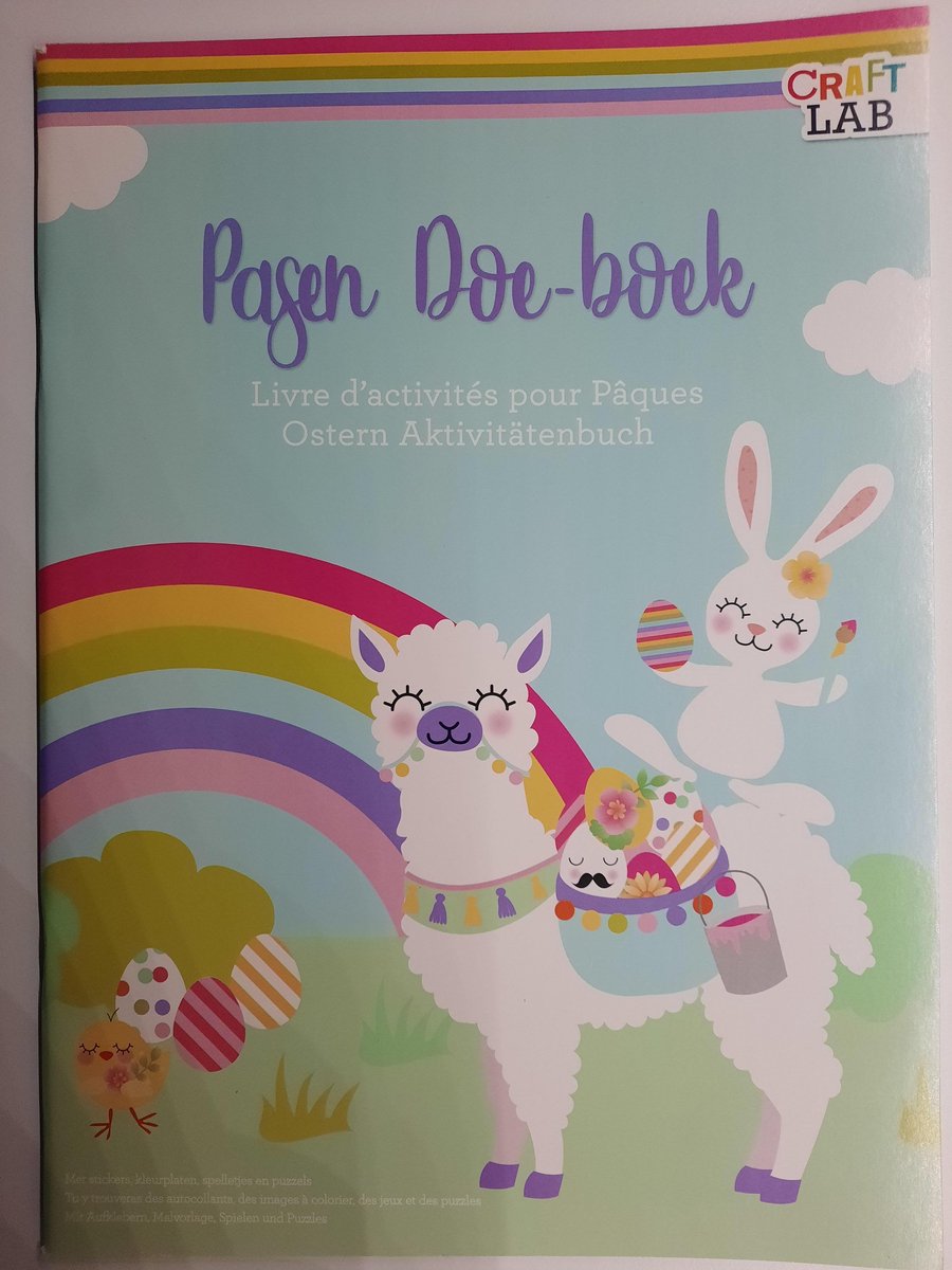 Pasen Doe boek voor kinderen - Leuk voor de Paas - Activiteitenboek met stickers, kleurplaten, zoek de verschillen, spelletjes en puzzels