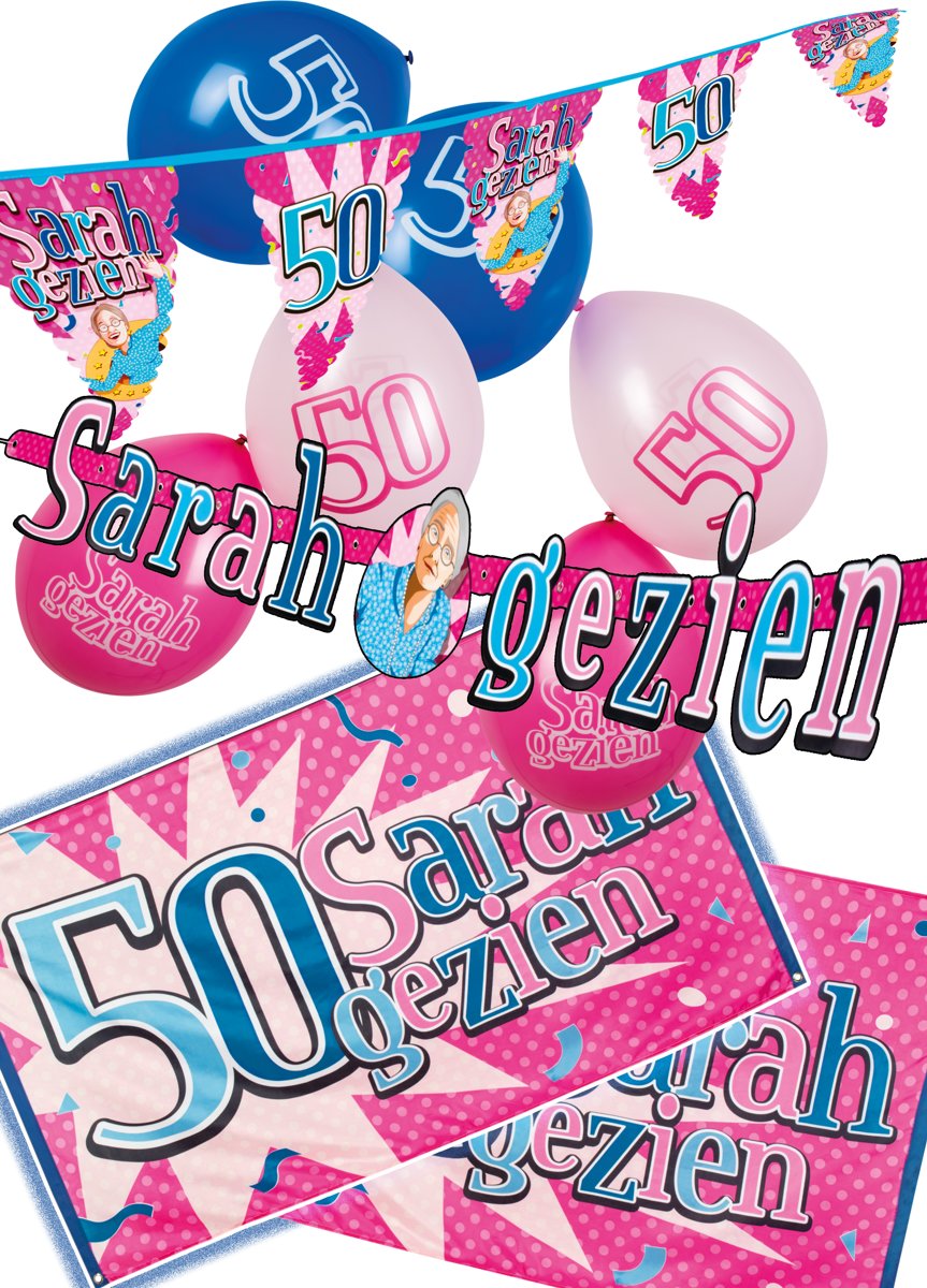 Feestpakket Sarah 50 jaar