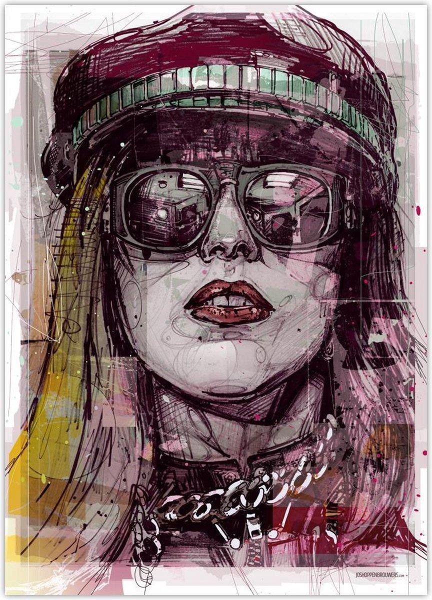 Passionforart.eu Poster - Lady Gaga - 70 X 50 Cm - Multicolor