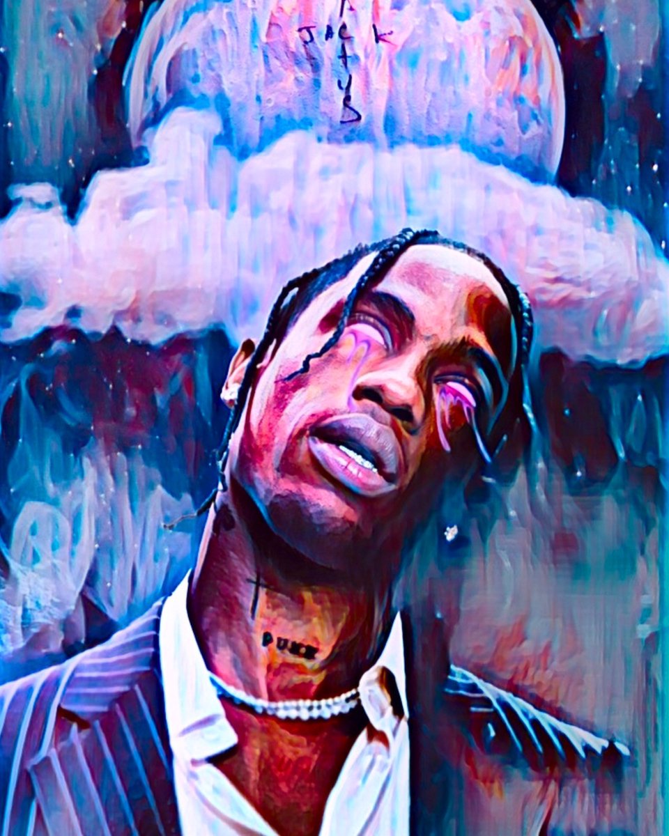 Travis Scott - Canvas - 70 x 100 cm