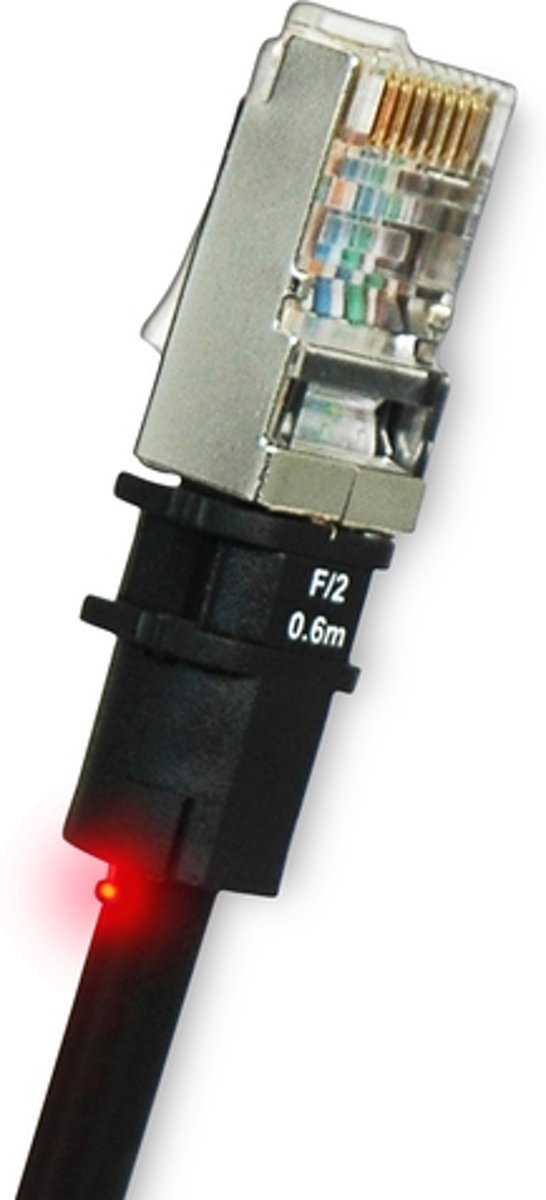 PatchSee PK-F-16 netwerkkabel 4,9 m Cat5e U/FTP (STP) Zwart