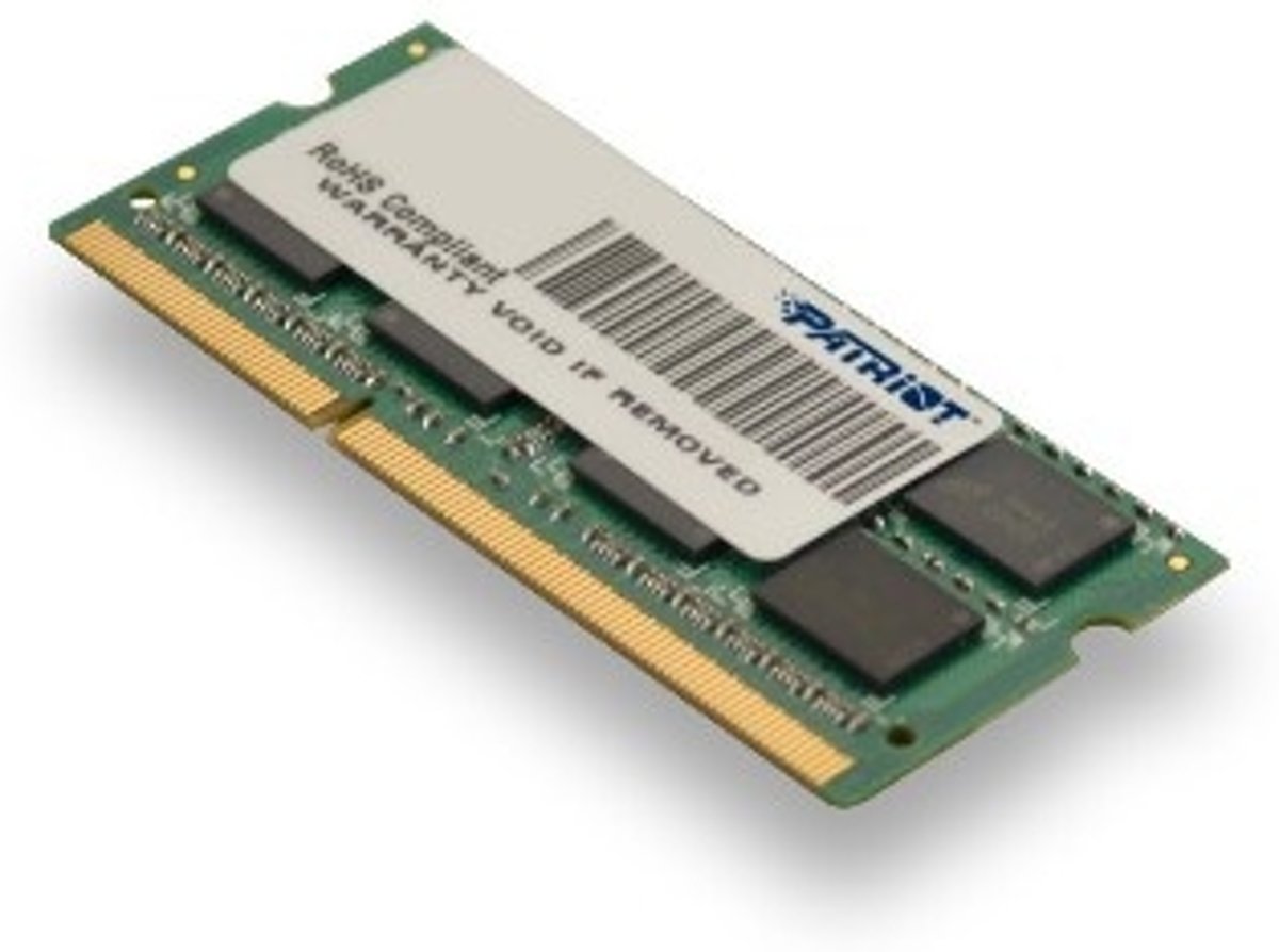 Patriot Memory 2GB PC3-10600 2GB DDR3 1333MHz geheugenmodule