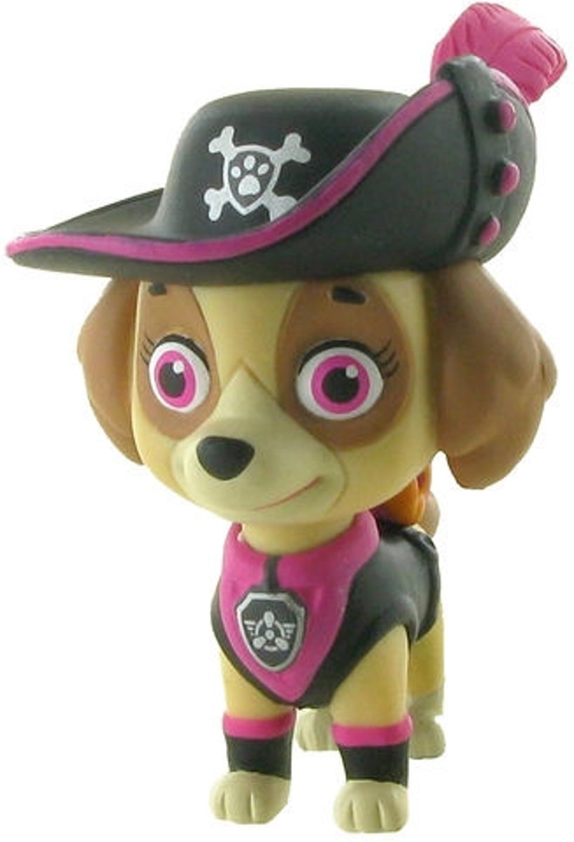 Paw Patrol Pirate Pups Skye taart topper decoratie 6 cm.