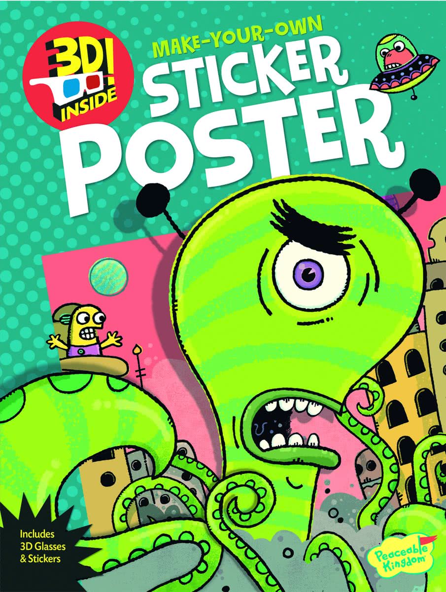 Peaceable Kingdom Activiteiten Posterboek Alien Attack!