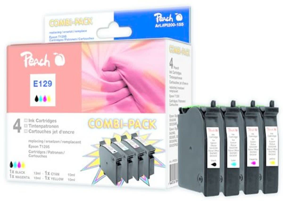 Peach Inktcartridge Epson T1285 Combi Pack (T128140-T128440)