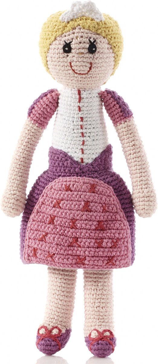 Pebble Child Princess Knuffel- Baby- Babyknuffel- Gehaakt speelgoed