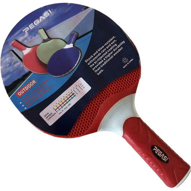   outdoor tafeltennisbatje Red