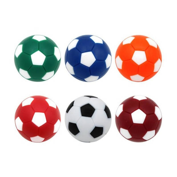 Tafelvoetbal balletjes Pegasi Multi-color 32mm (per 6st.)