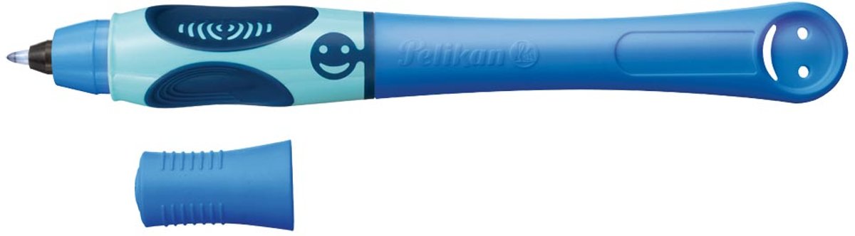 Inktpen Griffix Pelikan blauw rechts