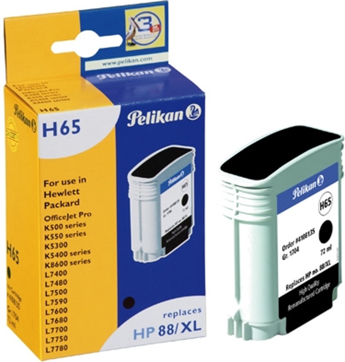 Pelikan 4108135 inktcartridge Zwart 1 stuk(s)