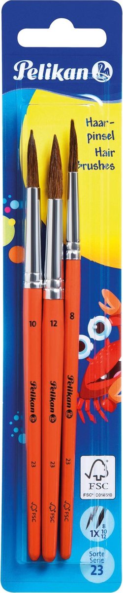 Pelikan 700399 artiestenpenseel 3 stuk(s)