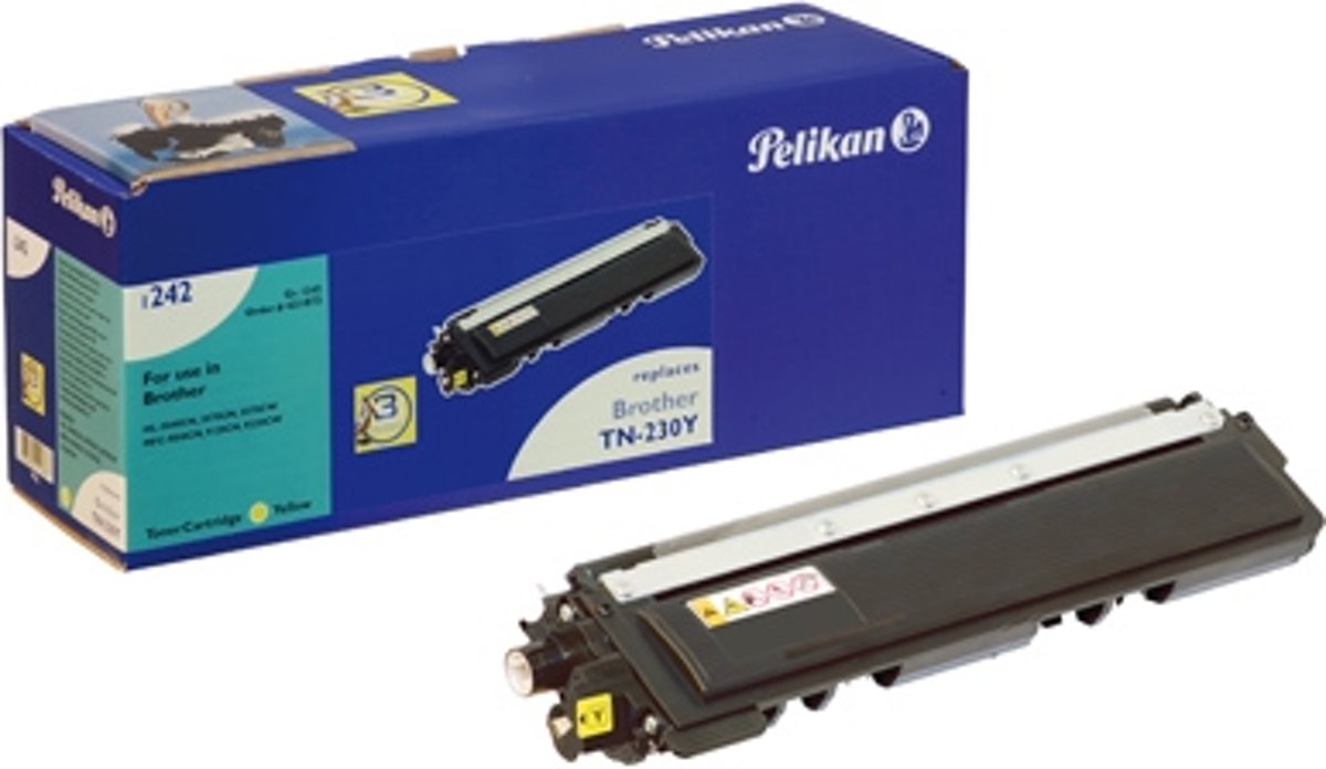 Pelikan Brother TN-230 Y Tonercartridge 1400paginas Geel