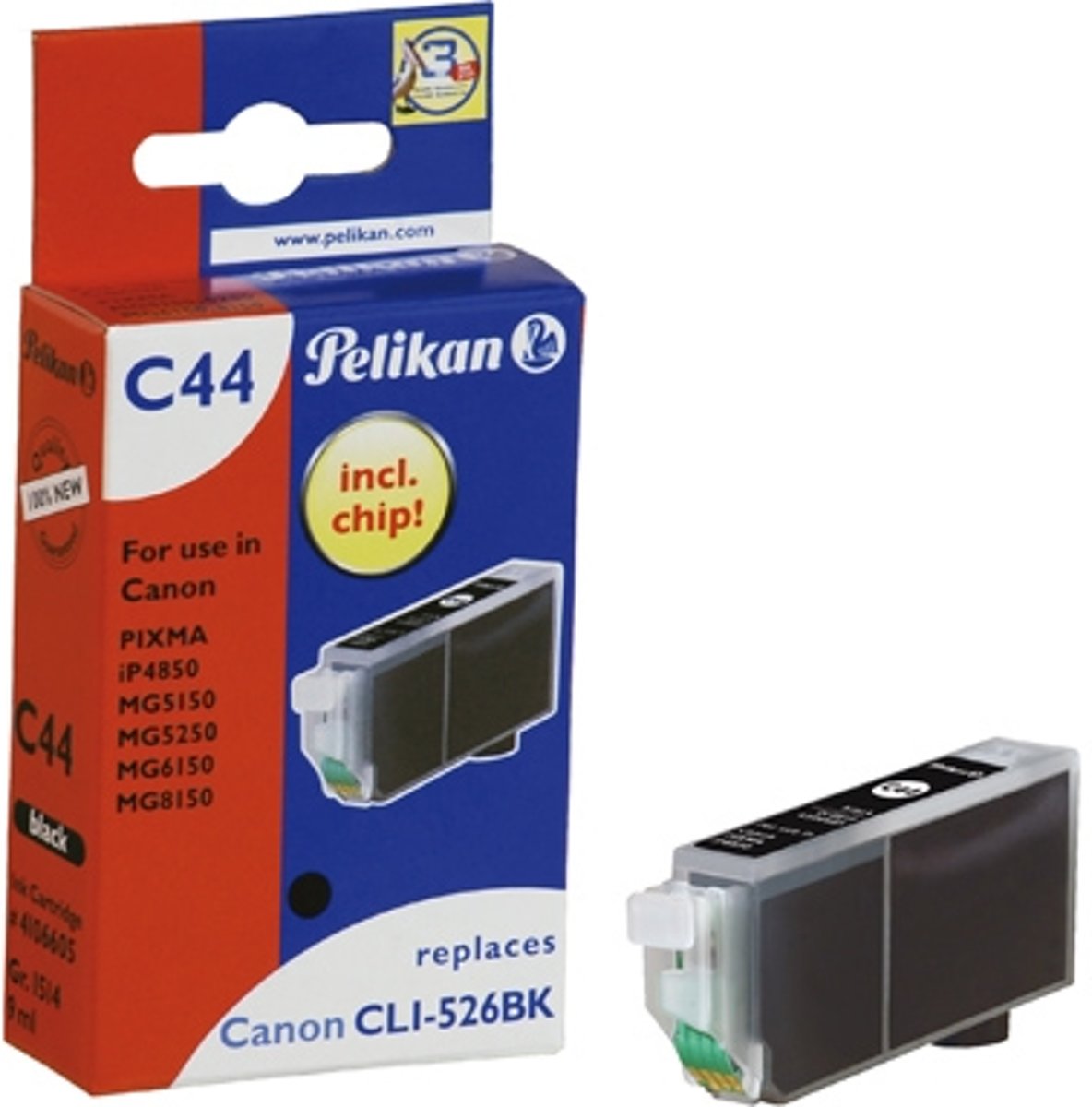 Pelikan C44 inktcartridge Zwart