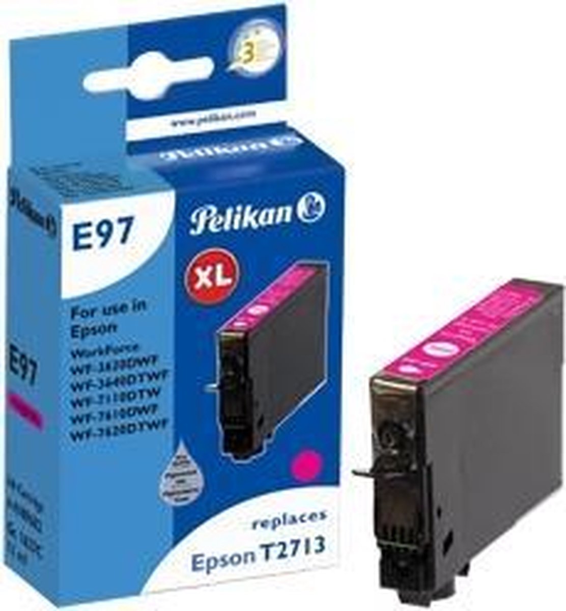 Pelikan E97 inktcartridge Magenta 1 stuk(s)