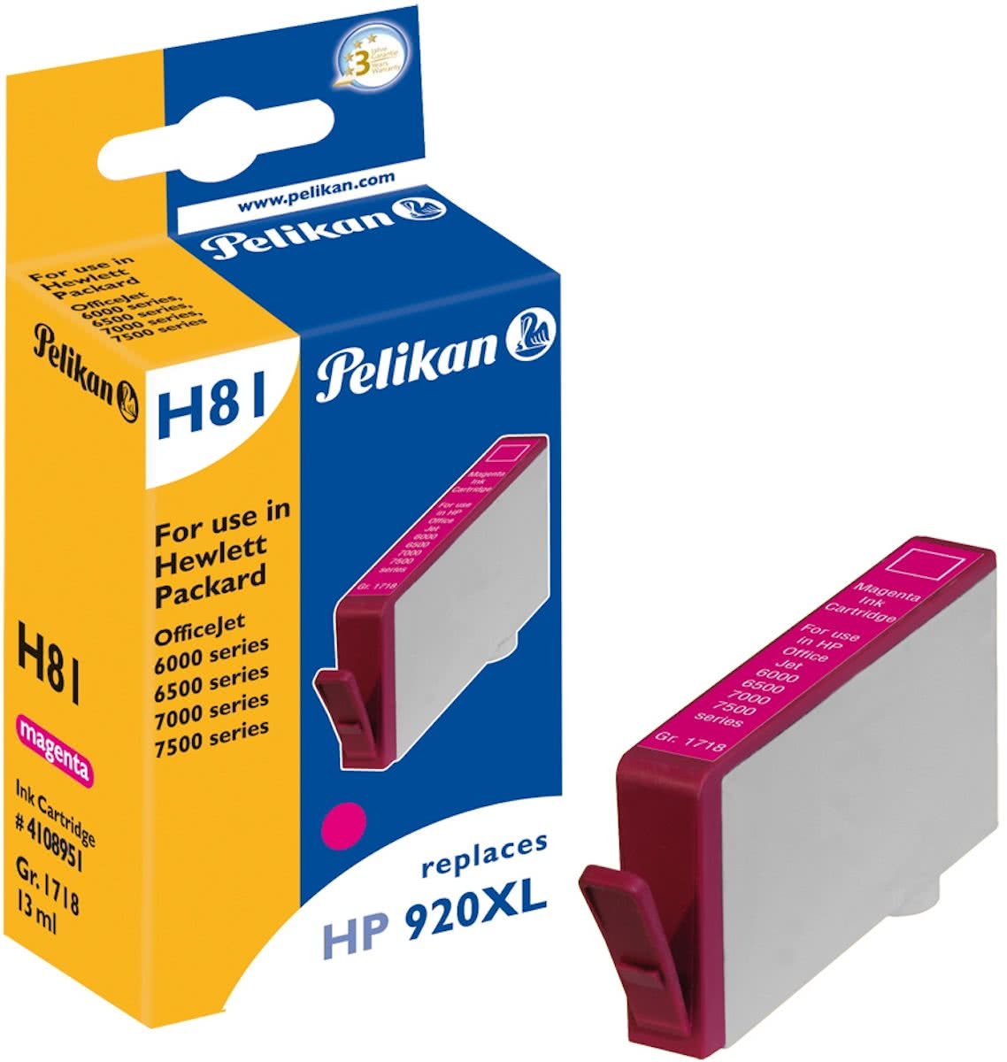 Pelikan H81 Magenta inktcartridge