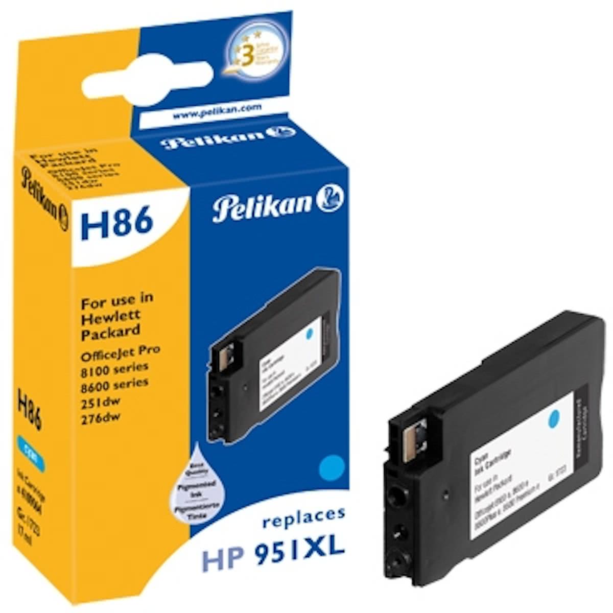 Pelikan H86 - Inktcartridge /.Cyaan