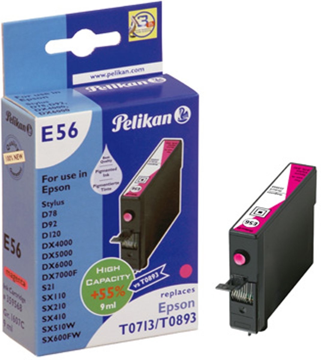 Pelikan Inktcartridge T07134010