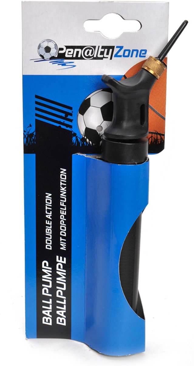 Penalty Zone Ballenpomp Dubbel 17 Cm Zwart