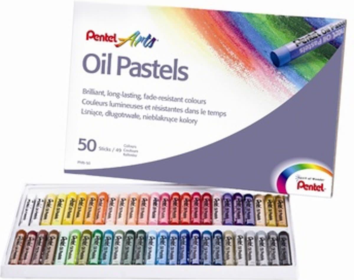 Pentel Arts Olie pastel set � 50 stuks