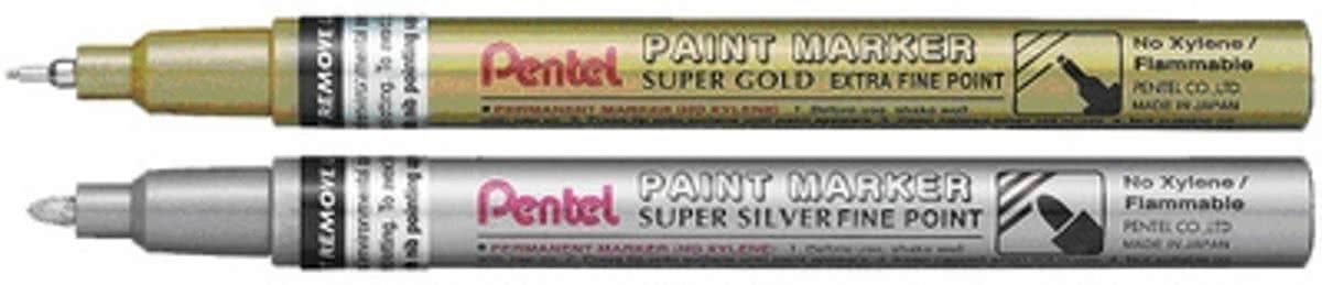 Pentel Paint Marker Super Silver Fine Point