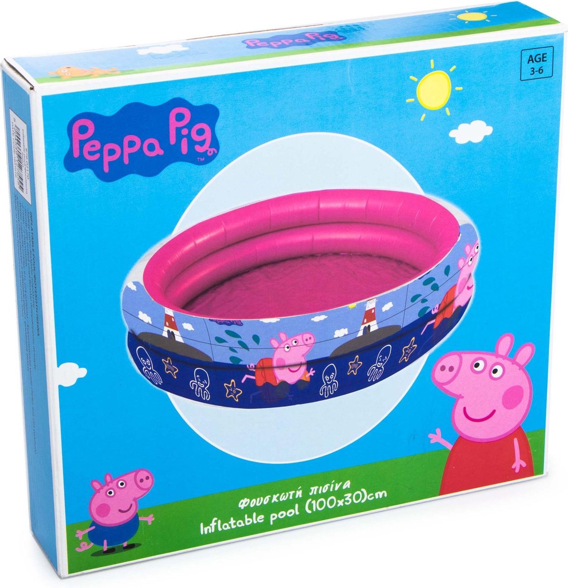 Opblaasbaar zwembadje van Peppa Big