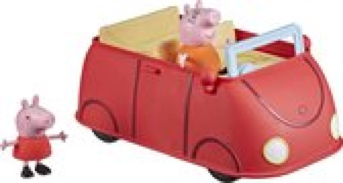 Peppa Pig - Peppas Rode Auto - Speelfiguur