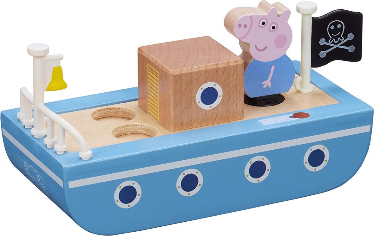 Peppa Pig - Varen met George - Houten Speelset