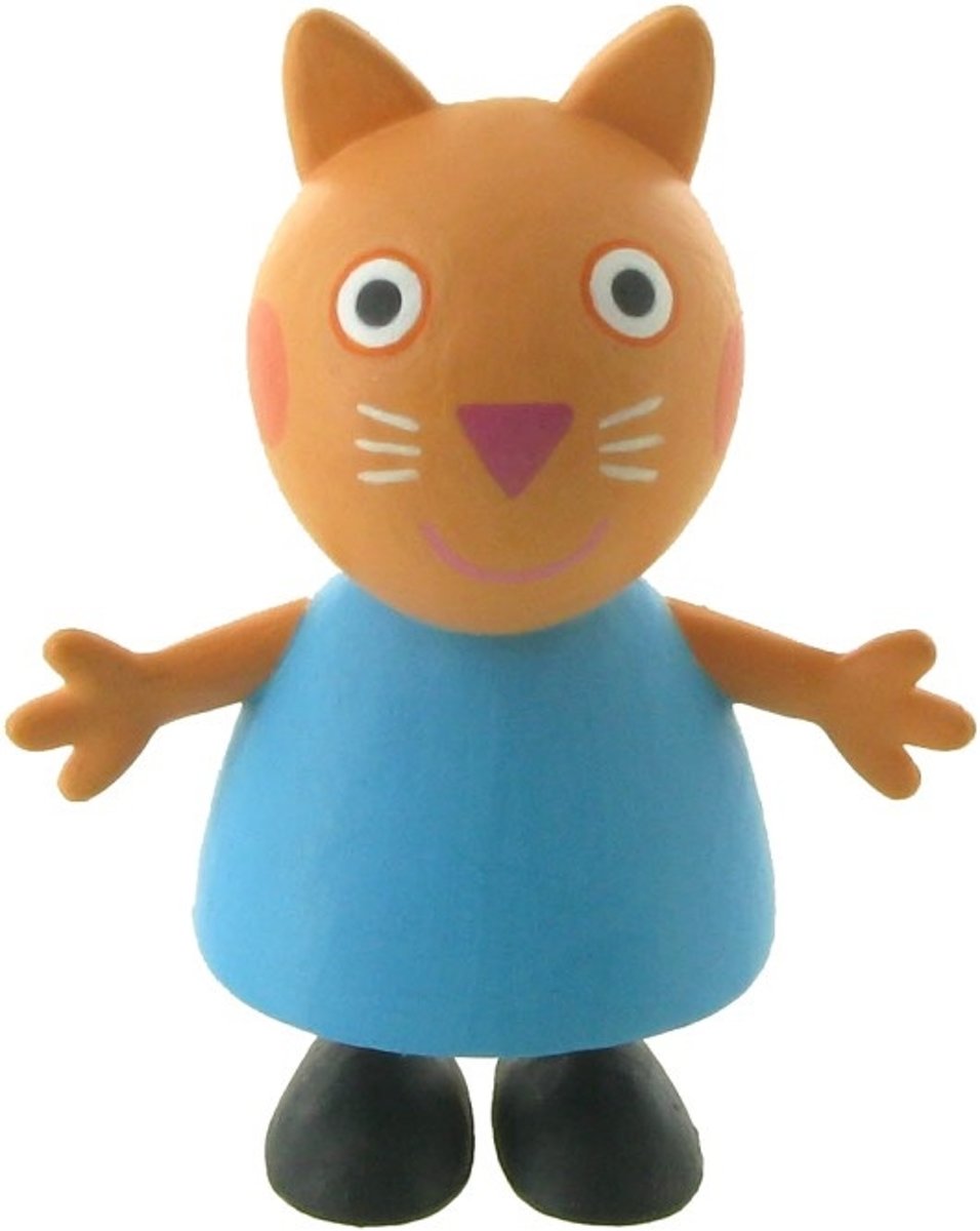 Peppa Pig Candy Kat taart topper decoratie 6 cm.