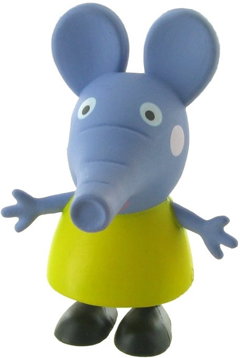 Peppa Pig Emily Olifant taart topper decoratie 6 cm.