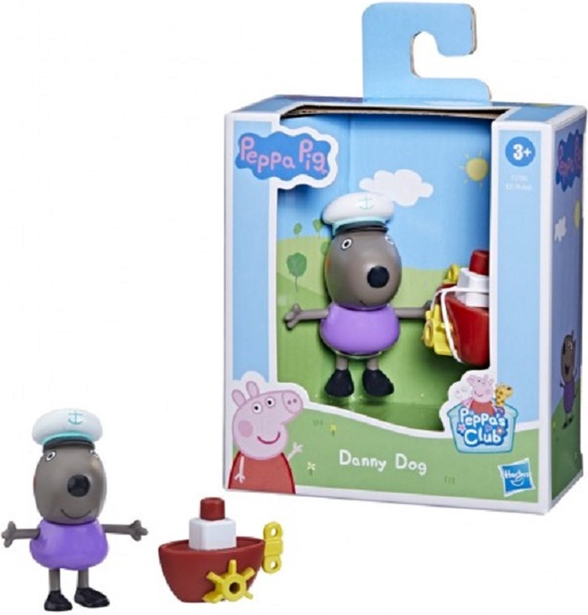 Peppa Pig Friend Danny Dog - 6 cm - Speelfiguren set