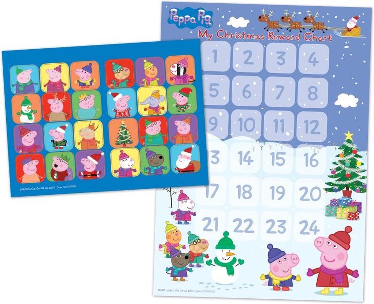 Peppa Pig Kerstmis beloningskalender