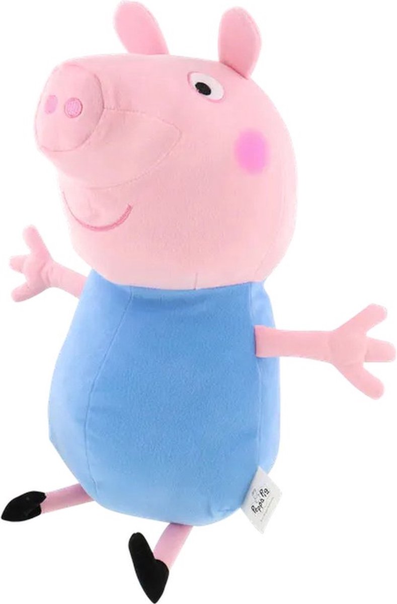 Peppa Pig Knuffel - Blauw - Pluche - 50cm - Speelgoed - Spelen - Knuffelen - Slapen - Veilig - Kinderen