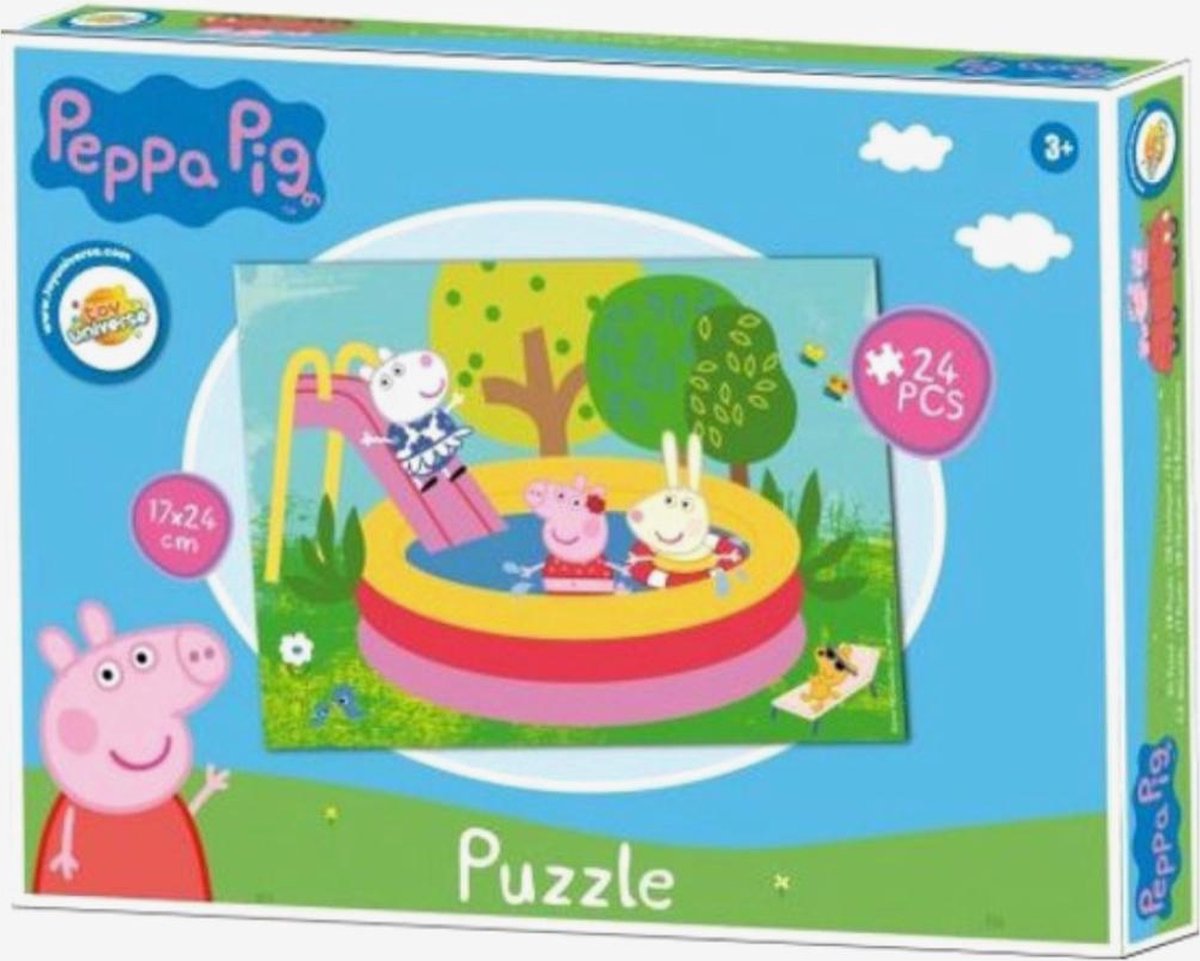 Peppa Pig Puzzel - 24 Stuks - 24 x 17 cm