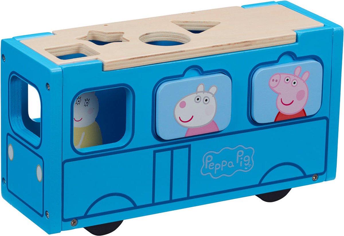 Peppa Pig Schoolbus vormenstoof