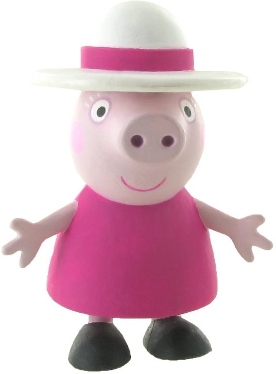 Peppa Pig oma taart topper decoratie 7 cm.