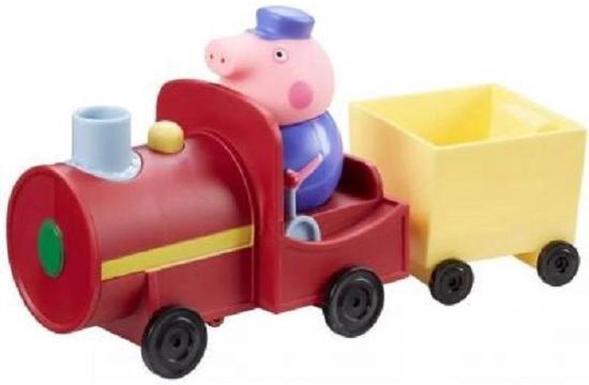 Peppa pig Opas Trein en wagon met figuur